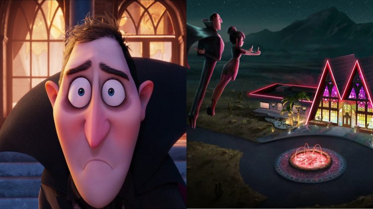 Dracula (Left) with his daughter Mavis (Right) in Netflix's new spinoff series called Motel Transylvania (Right) (Sony Pictures Animation)