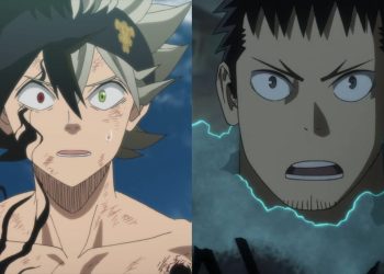 Asta (Left) from 'Black Clover' (Studio Pierrot), Kafka (Right) from 'Kaiju No. 8' (Production I.G)