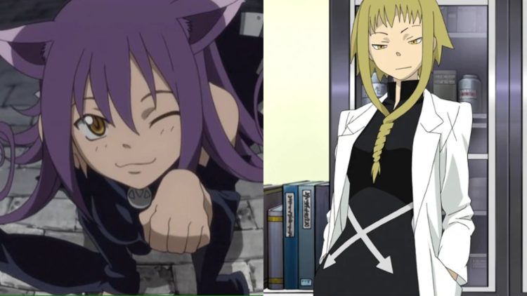 Blair (Left) and Medusa (Right) from 'Soul Eater' (Studio Bones)