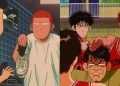 Players from Shohoku High School in 'Slam Dunk' (Toei Animation)
