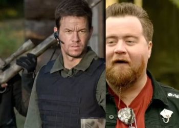 Paul Walter Hauser & Mark Wahlberg (Credit: Prime Video)