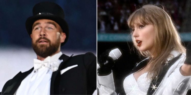 Taylor Swift and Travis Kelce at The Eras Tour