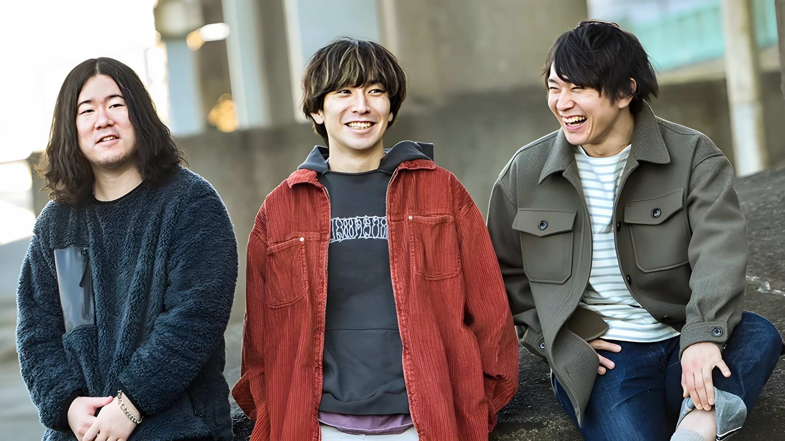 The Members Of My Hair Is Bad - Shiiki Tomomi, Yamamoto Hiroki, And Yamada Jun Respectively (Rolling Stones)