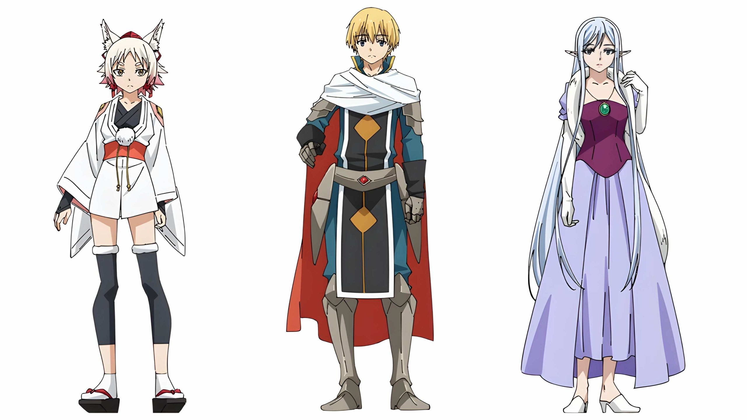 The New Additions To The Characters For The Monster Capital Opening Festival Arc - Momiji, Masayuki, And Elmesia (8bit)
