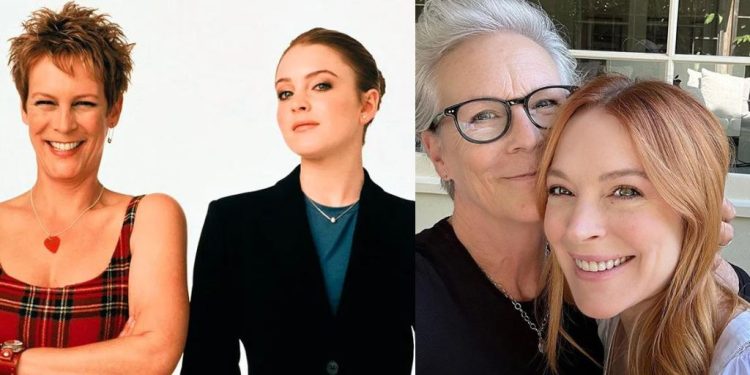 Lindsay Lohan and Jamie Lee Curtis of The Freaky Friday (Disney+)