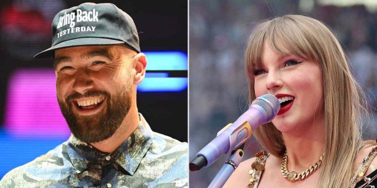 Taylor Swift and Travis Kelce at The Eras Tour