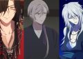 Hua Cheng (Left) from 'Heaven's Official Blessing' (Haoliners Animation League), Kudo (Middle) from 'My Happy Marriage'  (Kinema Citrus), Sea God (Right) from 'A Lull In The Sea' (Studio P.A. Works)