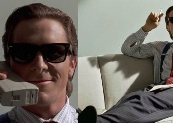 Still from American Psycho (Credit: Peacock)