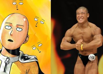 One Punch Man creator Yusuke Murata’s son takes second place in national bodybuilding contest.