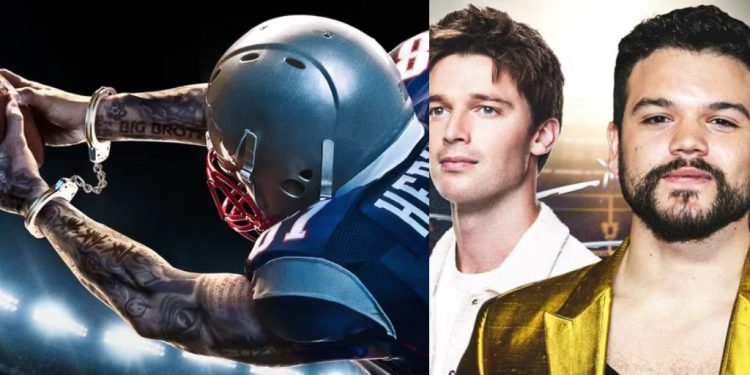 Still from American Sports Story Aaron Hernandez (Credit: Hulu)