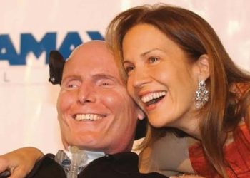 Dana Reeve and Christopher Reeve (Credit: YouTube)