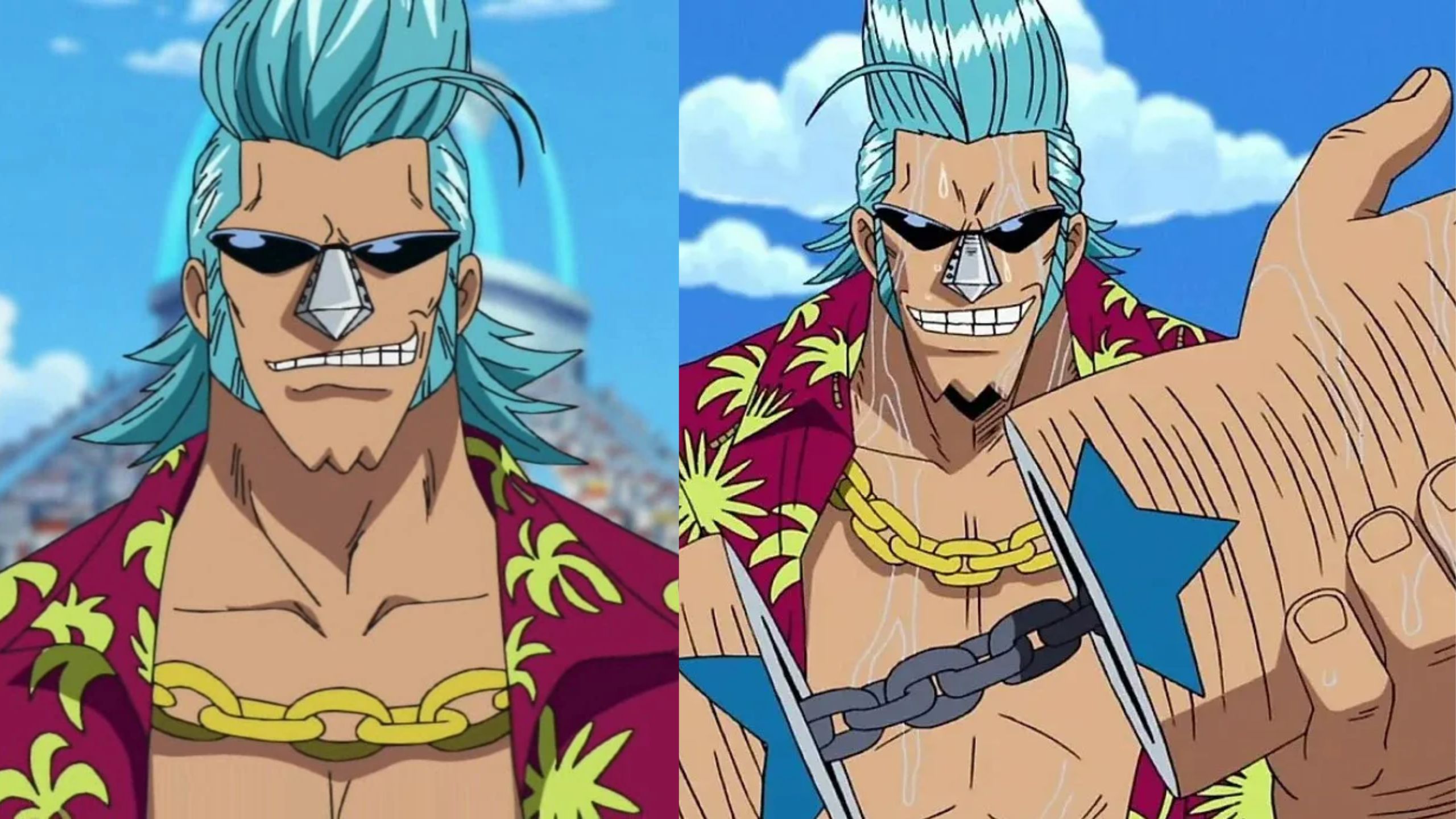 One Piece Vivre card hints that Queen could be Franky's father, leading to major fan theories and speculation