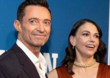 Hugh Jackman and Sutton Foster (Credit: Pinterest)