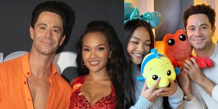 Jenn Tran and Sasha Farber