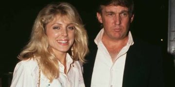 Donald Trump and Marla Maples (Credit: X)