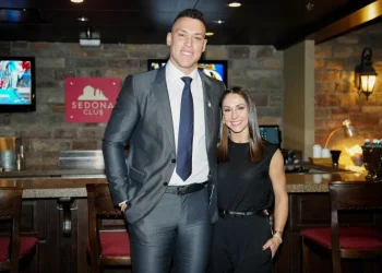 Aaron Judge and Samantha Bracksieck (Image via Getty)