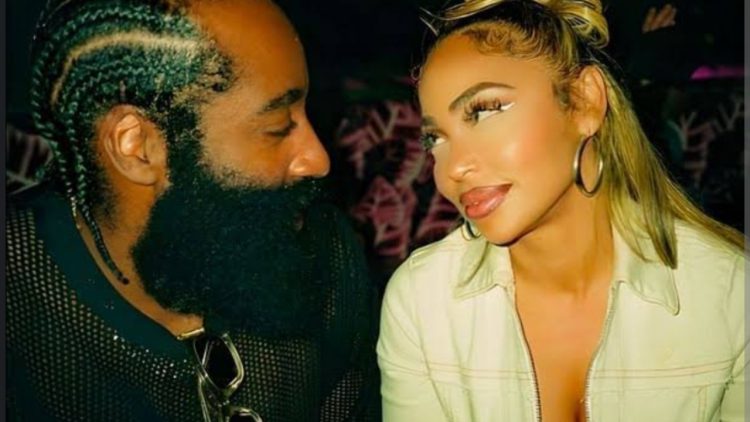 James Harden and his girlfriend, Paije Speights (Credit: YouTube)
