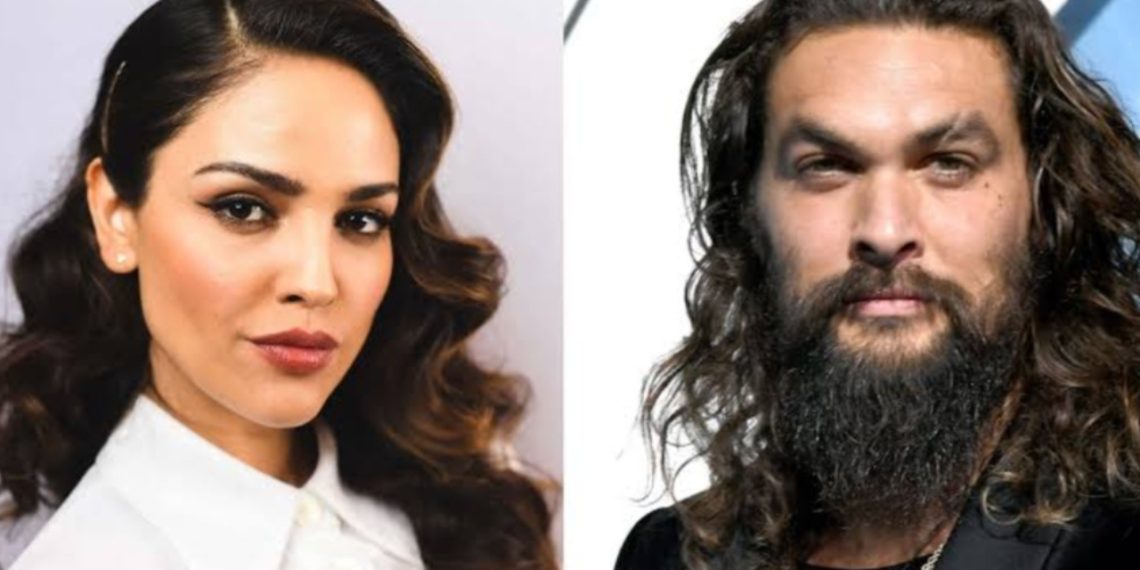 Jason Momoa and Eiza González (Credit: YouTube)