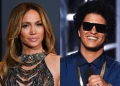 Jennifer Lopez and Bruno Mars (Image via Getty)