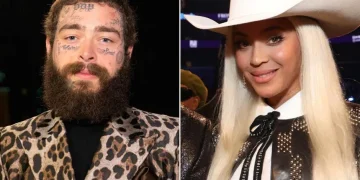 Post Malone and Beyoncé (Image via Getty)