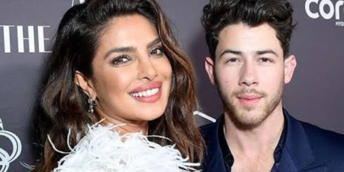 Priyanka Chopra and her husband, Nick Jonas (Credit: X)