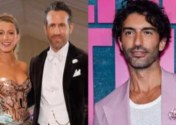 Blake Lively, Ryan Reynolds and Justin Baldoni (Image via Getty)