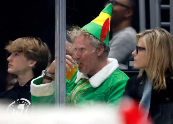 Will Ferrell dressed as Buddy the Elf (Image via Getty)