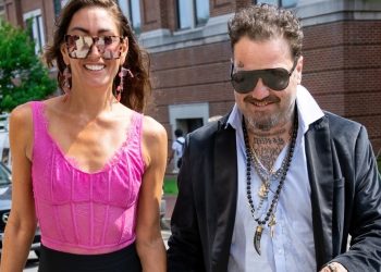 Dannii Marie and Bam Margera (Image via Getty)