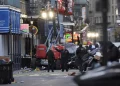 Emergency services attending the scene on Bourbon Street in New Orleans (Image via Getty)