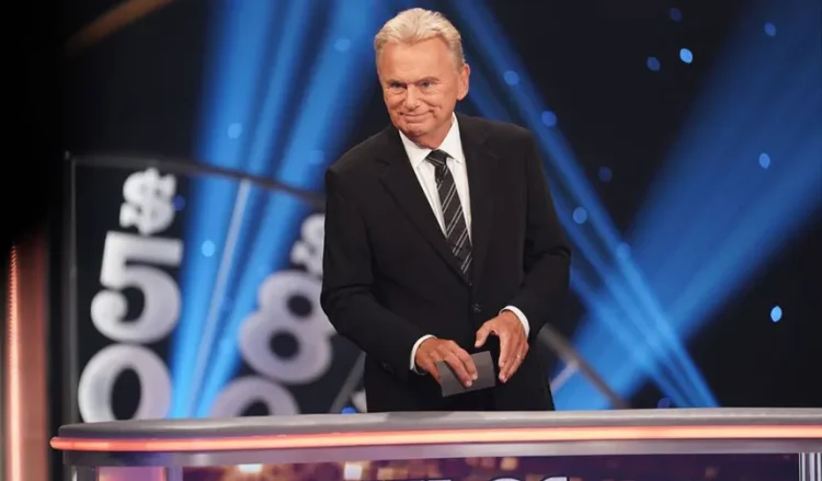 Pat Sajak on Wheel of Fortune (Image via Getty)