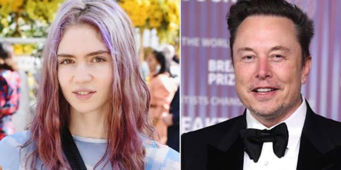 Elon Musk and Grimes (Credit: X)