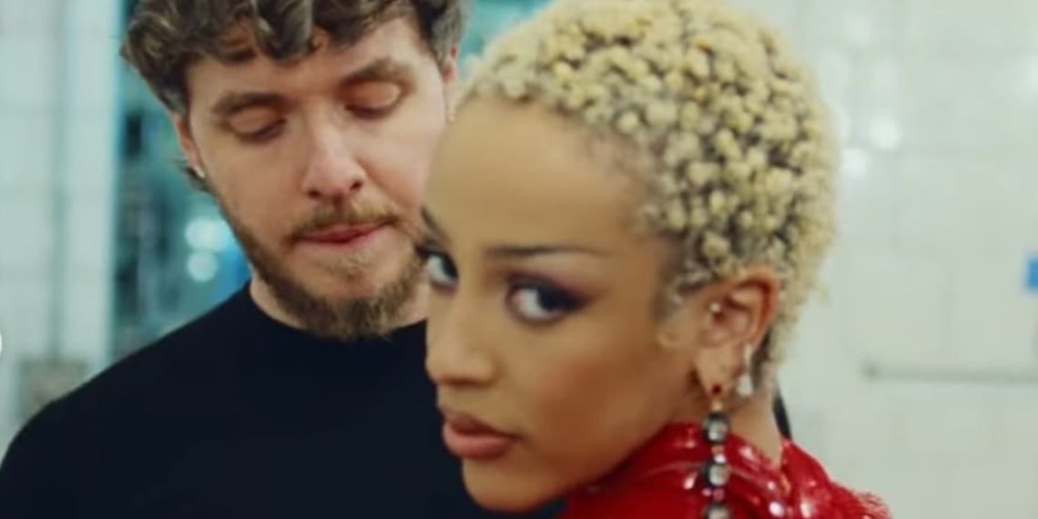 A still from Jack Harlow and Doja Cat's Just Us (Credit: YouTube)