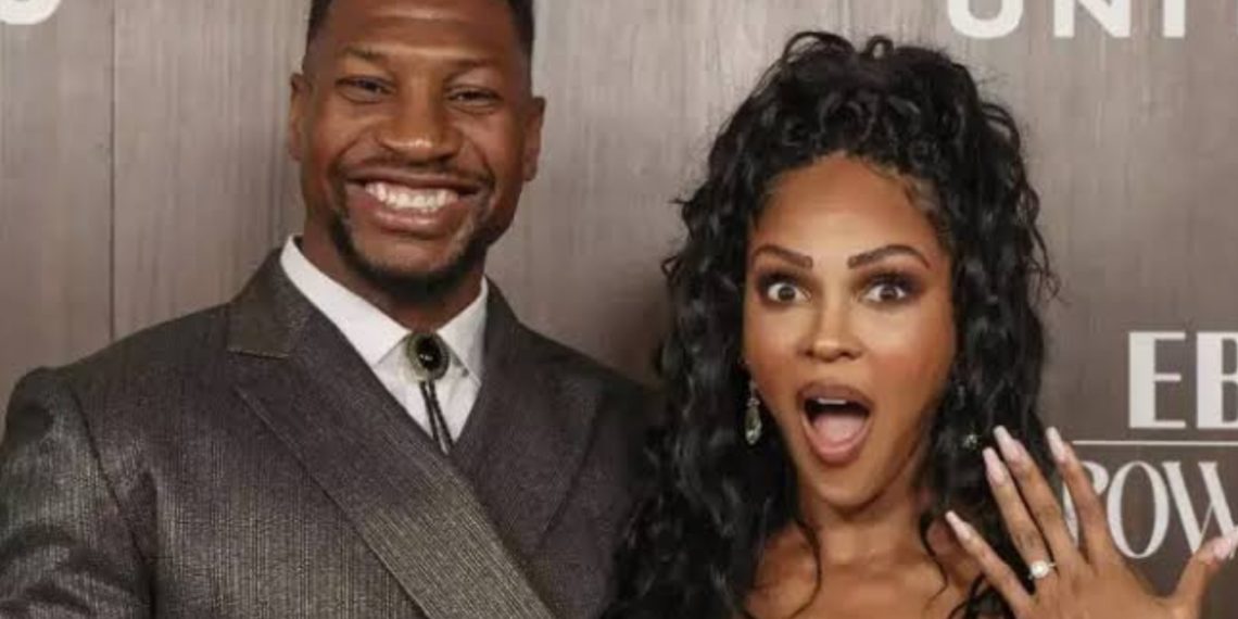 Jonathan Majors and Meagan Good (Credit: YouTube)