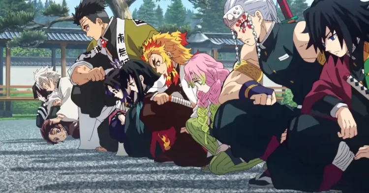 The Nine Hashira (Image via Getty)