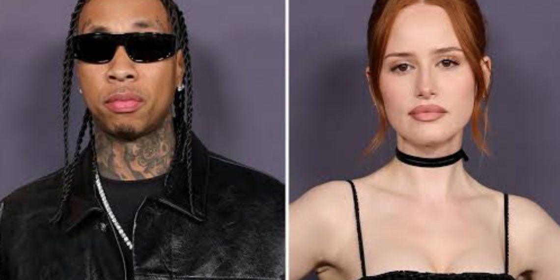 Tyga and Madelaine Petsch (Credit: Pinterest)