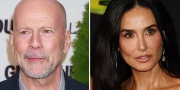 Demi Moore and Bruce Willis (Credit: Pinterest)