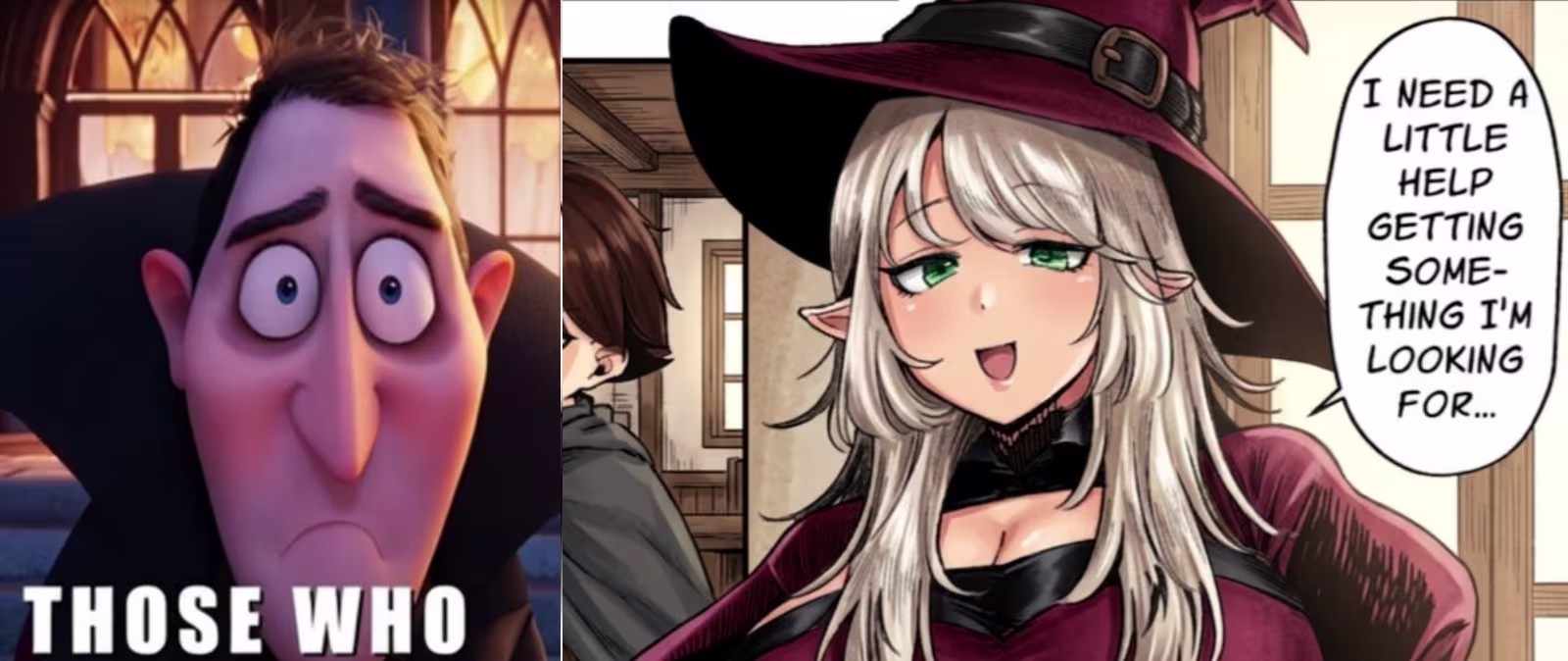 Witch meme from 10 Anime With Unbelievably Strong Protagonists That Still Keep You Hooked