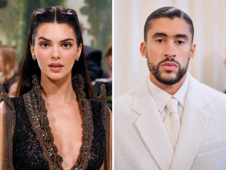 Kendall Jenner and Bad Bunny (Image via Getty)