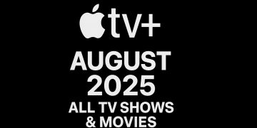 Aptv - Apple TV+ August 2025 – All TV Shows & Movies