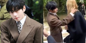 Gys(3) - BTS’s V Steals the Spotlight at Paris Fashion Week with His Dual Charm and Refined Celine Look