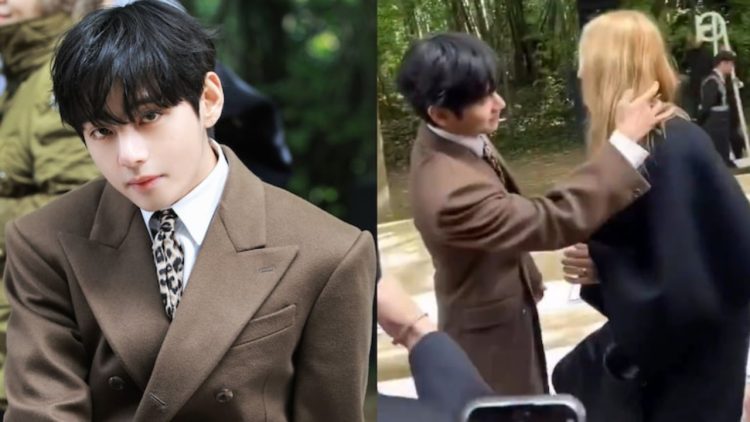 Gys(3) - BTS’s V Steals the Spotlight at Paris Fashion Week with His Dual Charm and Refined Celine Look