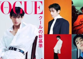 Dthn(9) - BTS’s V Channels '90s Nostalgia for Vogue Japan’s February 2026 Cover