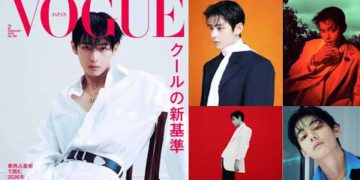 Dthn(9) - BTS’s V Channels '90s Nostalgia for Vogue Japan’s February 2026 Cover