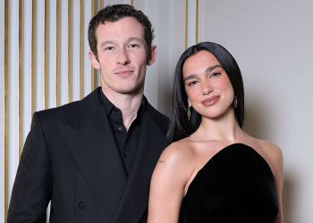 Dua Lipa and Callum Turner