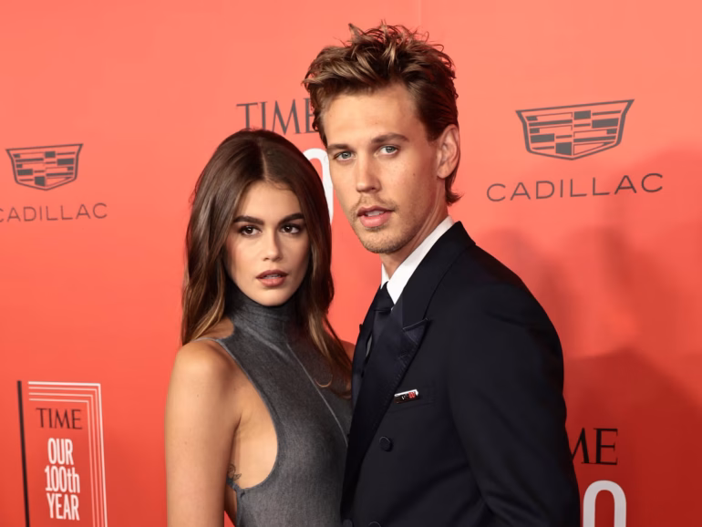 Kaia Gerber and Austin Butler