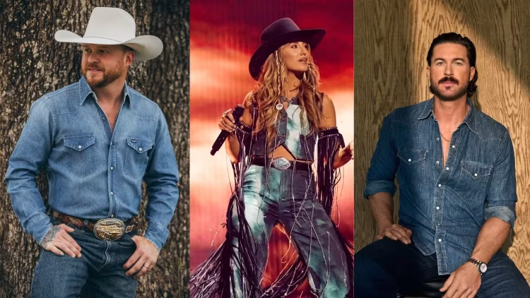 Cody Johnson Lainey Wilson and Riley Green