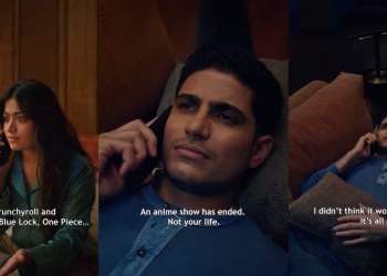 Rashmika and Shubman Crunchyroll Brand Film1