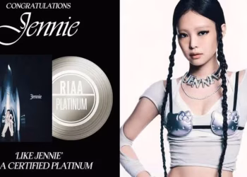 Hsujwv3 from BLACKPINK’s Jennie Achieves RIAA Platinum Certification for “Like Jennie”