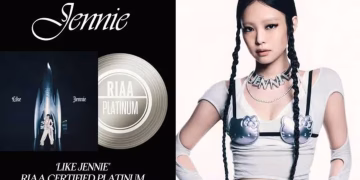 Hsujwv3 from BLACKPINK’s Jennie Achieves RIAA Platinum Certification for “Like Jennie”