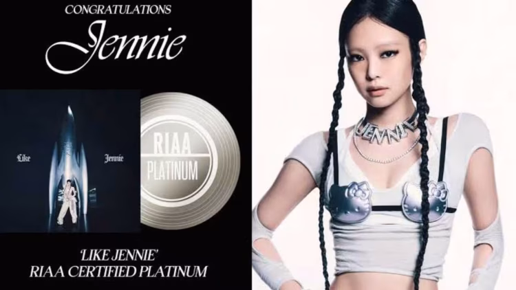 Hsujwv3 from BLACKPINK’s Jennie Achieves RIAA Platinum Certification for “Like Jennie”